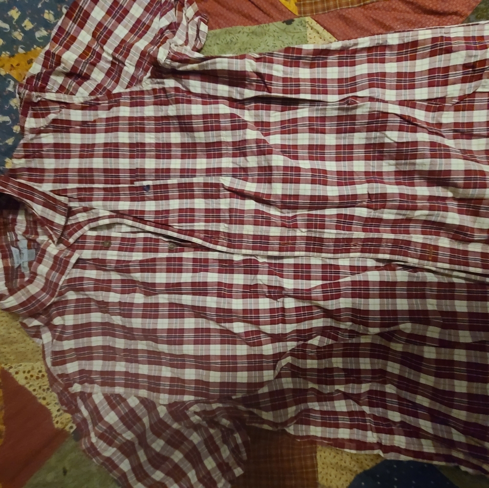 Carhartt Button down, XXL, red plaid